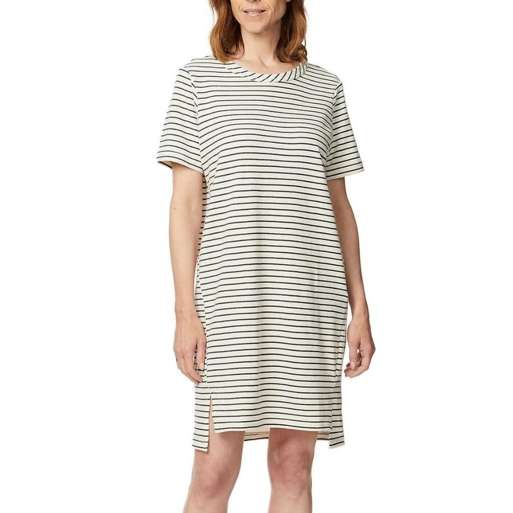 NWT Buffalo By David Bitton Women's Striped Pullover Dress Size L $60 2HL212